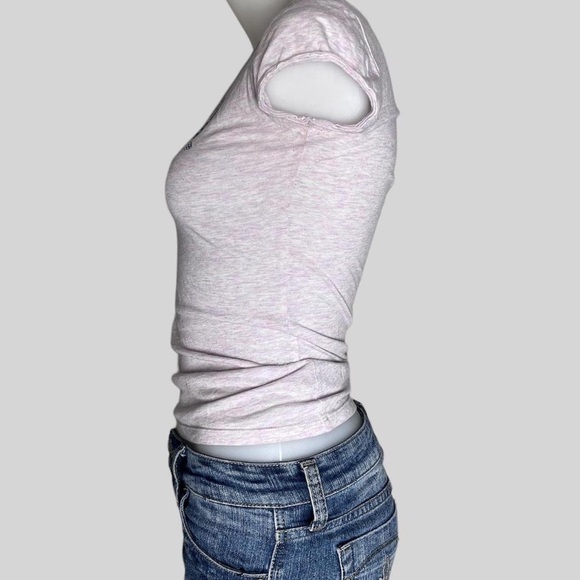 vintage 2000s guess purple bedazzled logo tee - Picture 3 of 4